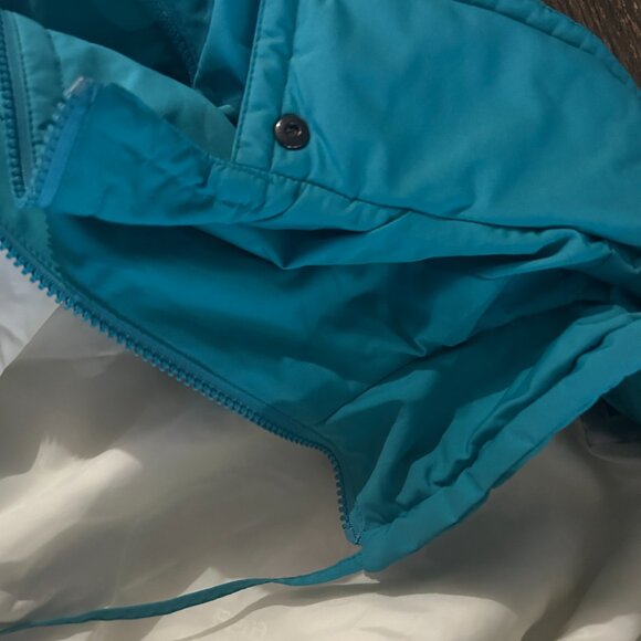 Vintage Fera Skiwear Turquoise One-Piece Ski Suit Sz 8 80s Retro Bright Bold - Picture 12 of 13